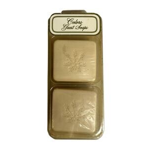 Linens ‘N Things Ivory 2 Bars Colors Guest Soaps Square Vintage